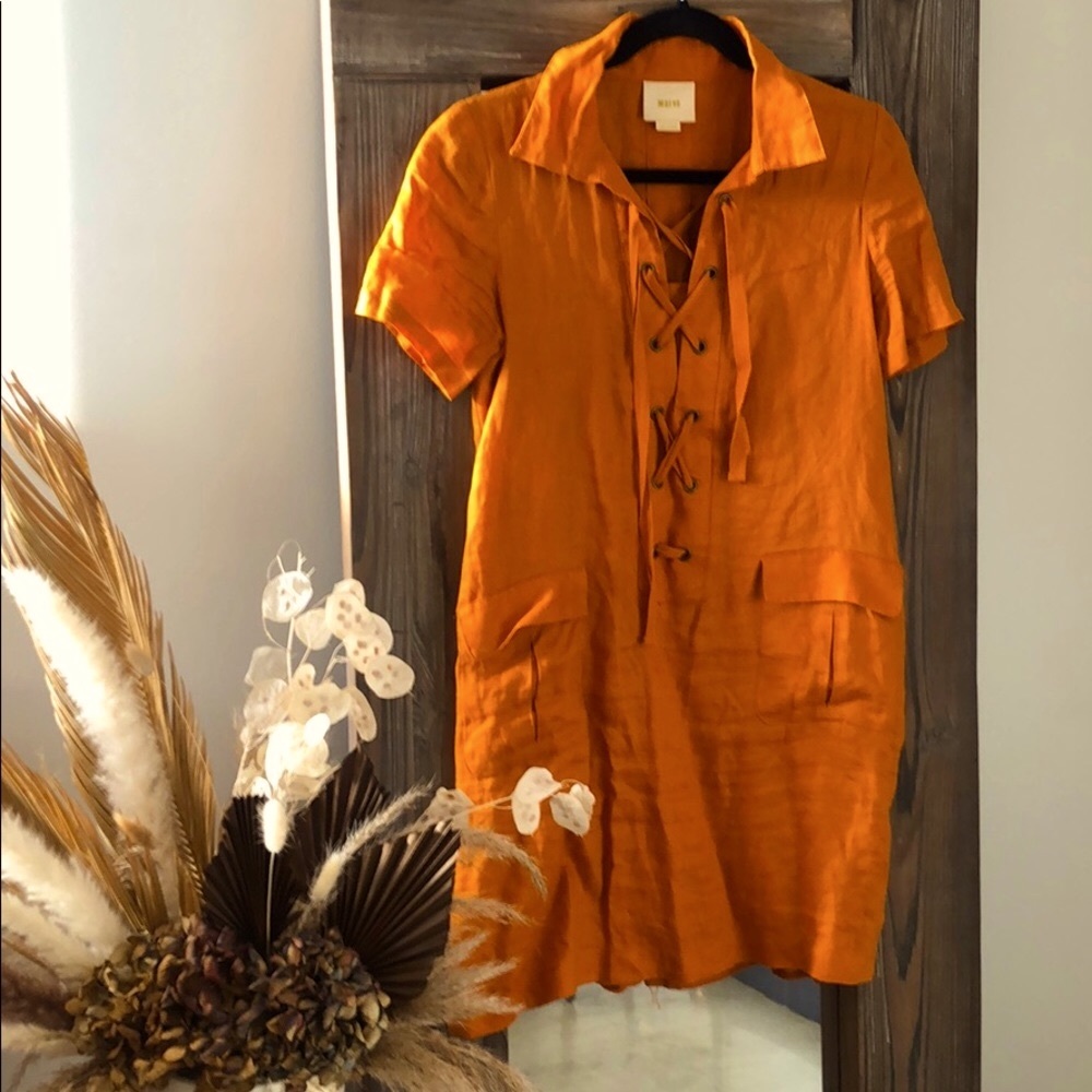 MAEVE orange spring beautiful dress